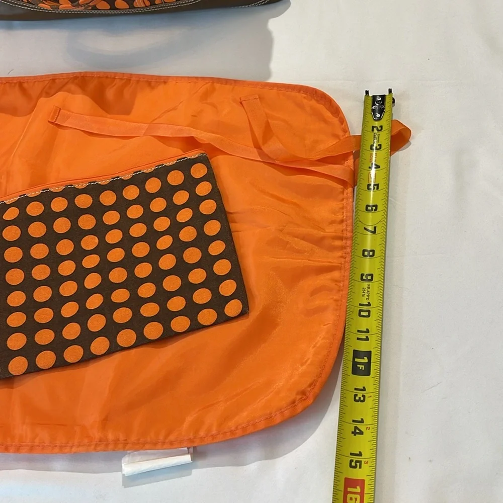KALENCOM NEW ORLEANS Orange Polka Dot BABY Tote Bag Set